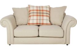 Heart of House Windsor Regular Fabric Sofa - Cream/Autumn